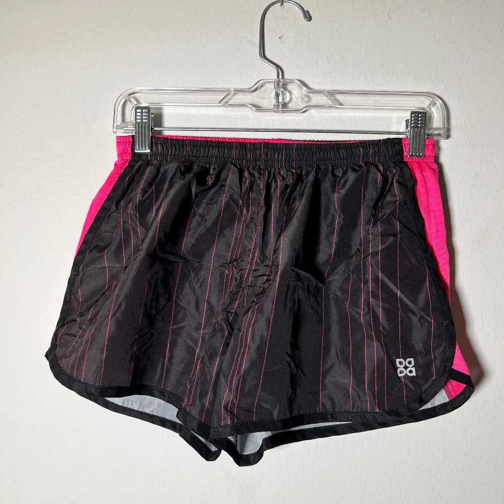 Black and Pink Athletic Shorts